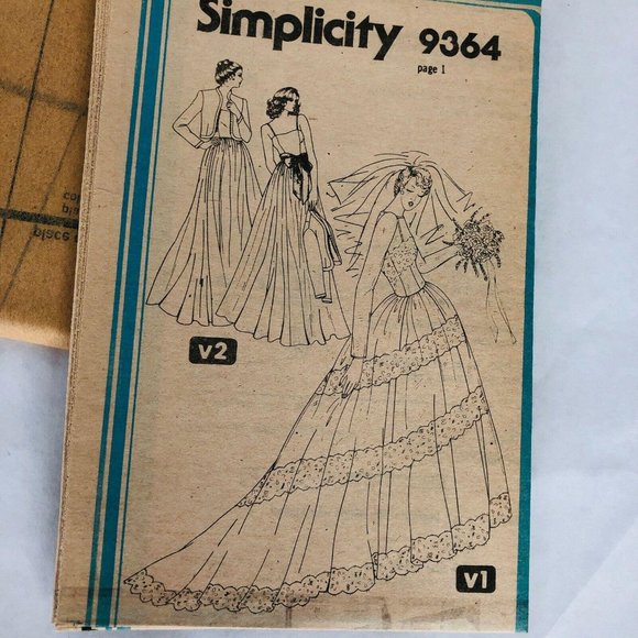 Wedding Bridal Gown Bridesmaid Dress Pattern - Picture 8 of 9